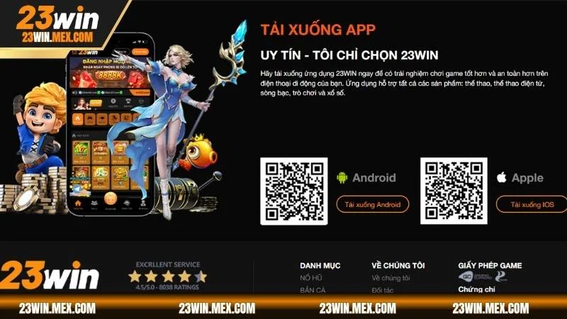 Hướng dẫn chi tiết từng bước tải app 23WIN trải nghiệm game