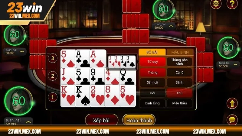 Mậu binh game bài đổi thưởng hấp dẫn năm 2025 