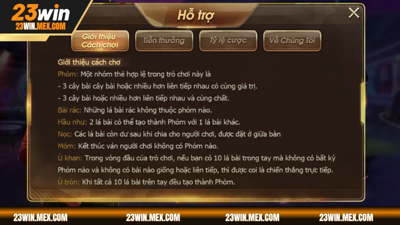 Người chơi cần phải biết cách tính điểm được quy định trong Phỏm 23WIN