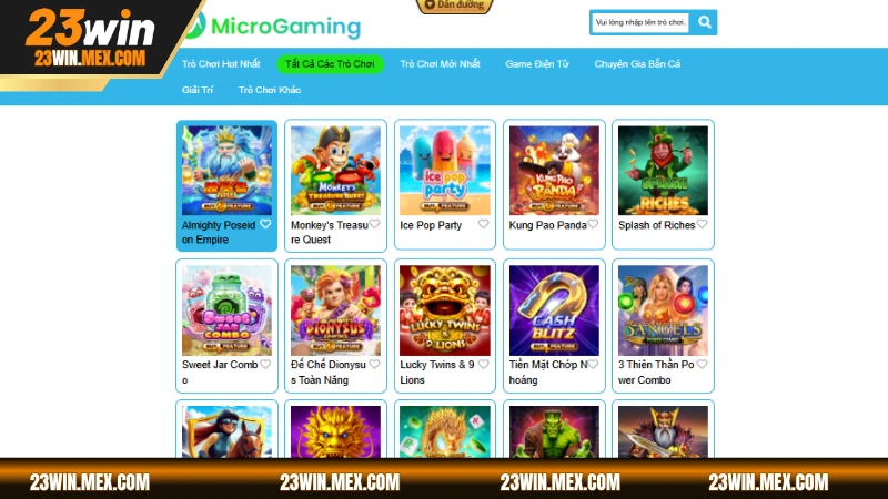 Slot game đổi thưởng chủ đề đa dạng